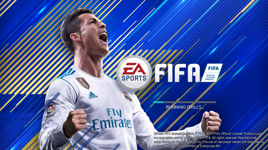 Cristiano Ronaldo as the face for EA FIFA